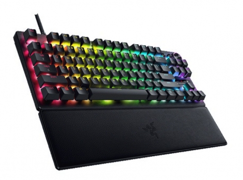 Teclado Gaming Razer Huntsman V3 Pro Low-Profile TKL 8KHz Ótico USB-C RGB - RZ03-05850100-R3M1