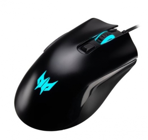 Rato LED ótico 6 botões com cabo USB preto Acer Predator Cestus 333 (PMW410) , GP.MCE11.043