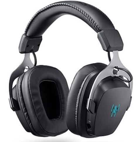 Auscultadores Acer Predator Galea 570, sem fio, com microfone, cancelamento de ruído de 30 horas, preto , GP.HDS11.02M