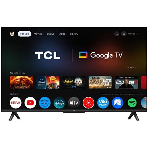 TV TCL 43" QLED Smart Google TV 4K - 43T69C