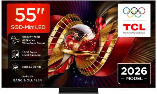 TV TCL 55" - SQD-MINILED Smart GoogleTV B&O Sound - 55C8L