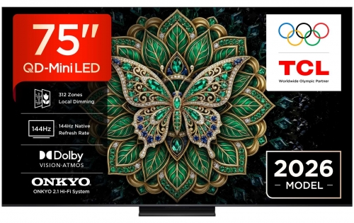 TV TCL 75C6KPRO 75" QD-MiniLED Smart Google 4K