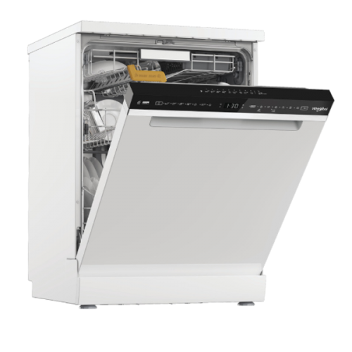 Máquina de Lavar Loiça Whirlpool W8F HS61W Livre Instalação, 15 Conjuntos, 60 cm, Classe A, Branco