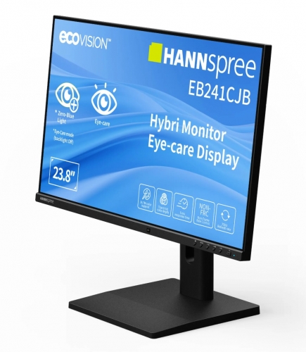 Monitor HANNspree Hybri EB241CJB 23,8" Full HD, 75 Hz, USB-C 65 W 