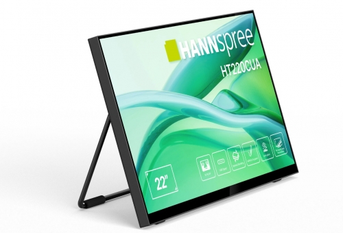 Monitor Touch HANNspree HT220CUA - 21,5" Full HD IPS, HDMI + VGA + USB-C.