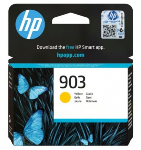 Tinteiro HP 903 4 ml amarelo original , T6L95AE