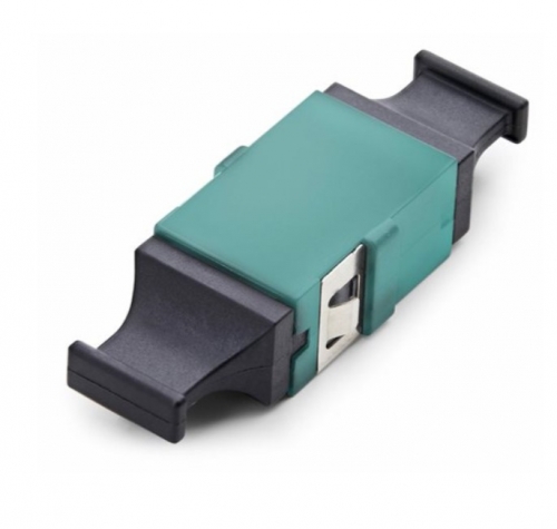 Acoplador de Fibra Ótica StarTech.com MPOSMAPCAQCOUPLER — MPO/MTP Multimodo OM3/OM4, APC, Key Up/Key Down, Aqua