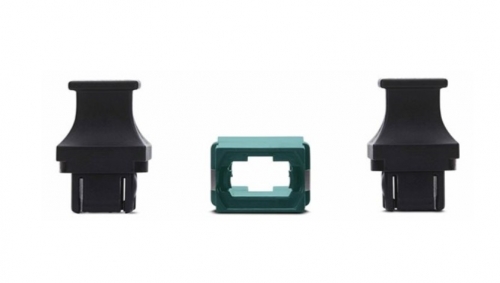 Acoplador de Fibra Ótica StarTech.com MPOSMAPCAQCOUPLER — MPO/MTP Multimodo OM3/OM4, APC, Key Up/Key Down, Aqua