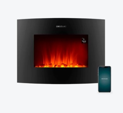 CECOTEC - Lareira Elétrica ReadyWarm 2250 Curved Flames Connected | 05813