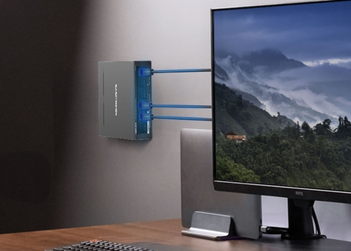Switch Mercusys MS106GP Desktop Gigabit de 6 Portas com 4 Portas PoE+ – 65 W