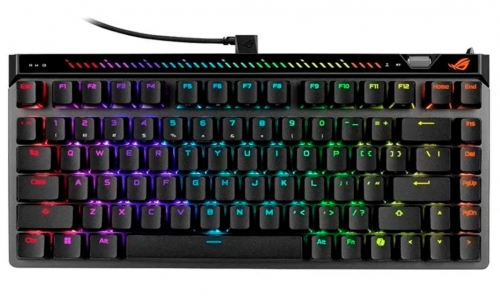 Teclado Mecânico Asus ROG Falchion Ace 75 HE Gaming US ROG HFX V2X Switches Preto , 90MP047H-BKUA20
