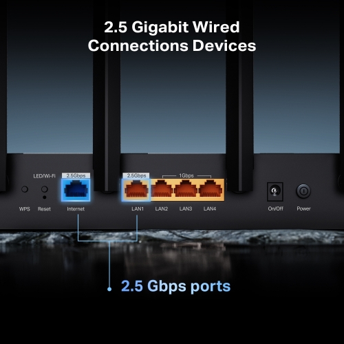 Router TP-Link BE6500 Dual-Band Wi-Fi 7 - ARCHERBE400