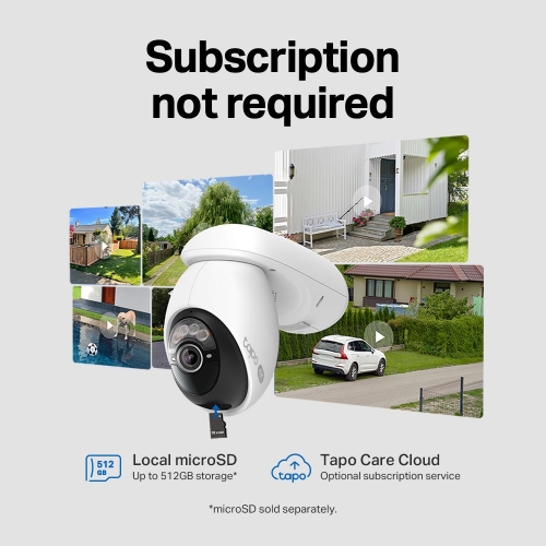 Kit Câmara de Vigilância Exterior TP-Link Tapo Pan/Tilt C660 - TAPOC660KIT