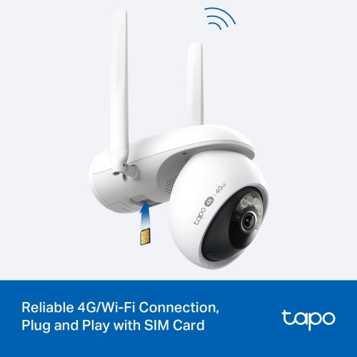 Câmara de Vigilância TP-Link Tapo C665G KIT 4K 4G LTE/Wi-Fi com Painel Solar - TAPOC665GKIT