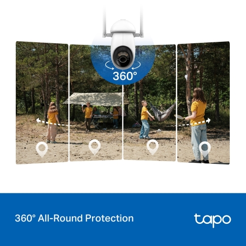 Câmara de Vigilância TP-Link Tapo C665G KIT 4K 4G LTE/Wi-Fi com Painel Solar - TAPOC665GKIT