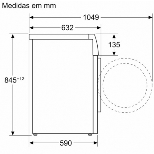 MÁQUINA DE LAVAR ROUPA BOSCH WAN28283ES 8KG 1400RPM 60CM