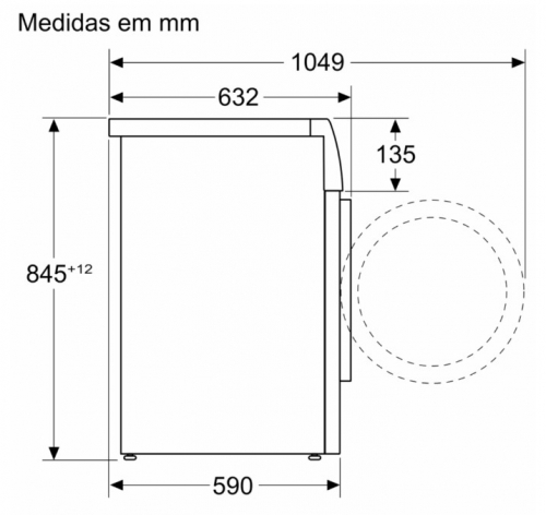 MÁQUINA DE LAVAR ROUPA BOSCH WAN24280ES 8KG 1200RPM 60CM