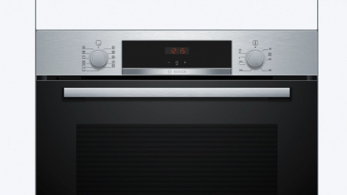 Forno Multifunções BOSCH HBA514ES4 – 71L, Air Fry, A+, 8 Funções, Calha Telescópica – Inox