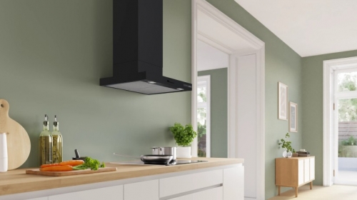 Chaminé Bosch Serie 4 DWB65CC60, 60 cm, Preto Mate, 594 m³/h, Classe B