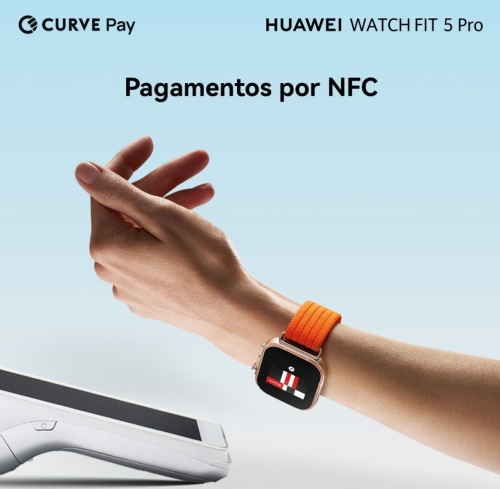 Smartwatch huawei fit 5 pro laranja - 55020HRW