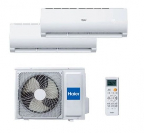 CONJUNTO AR CONDICIONADO HAIER MULTISPLIT TIDE2X912 UNIDADE EXTERIOR + INTERIOR