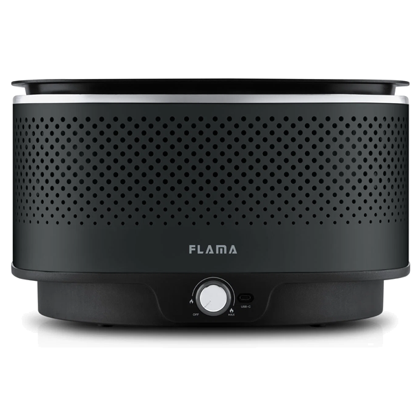 GRELHADOR FLAMA 4011FL BARBECUE CARVAO BLACK