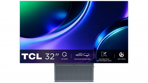 MONITOR TCL OLED+ 32" (31.5") 16:9 4K UHD 240HZ 0.03MS HDMI DP USB COLUNAS 32X3A