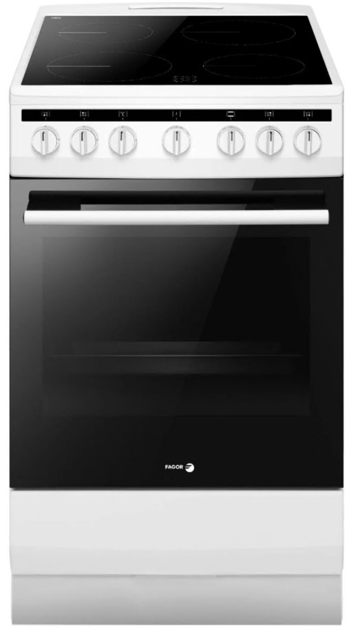 FOGÃO FAGOR VITROCERÁMICA 50x60 3CLV500BB 4 ZONAS BRANCO