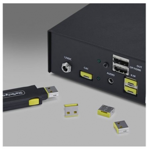 Bloqueador USB-A, snap-in, reusable (pacote de 25) Startech - 25P-USB-A-BLOQUEADOR