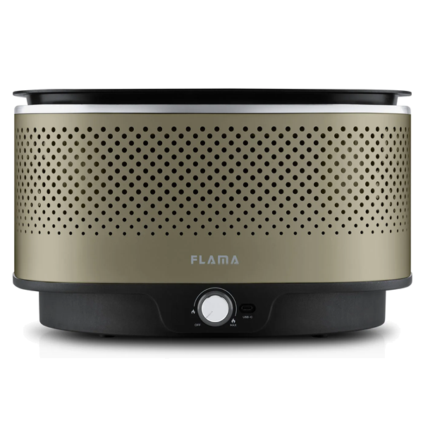 GRELHADOR FLAMA 4014FL BARBECUE CARVAO GREEN
