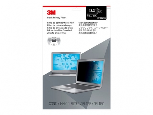Filtro de Privacidade 3M Filtro de privacidade de notebook 13.3" preto , PF133W1B