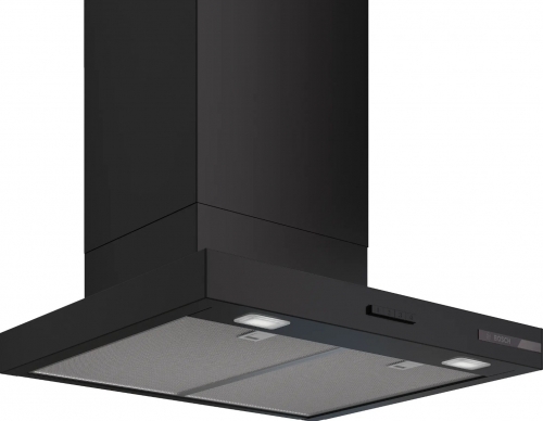 Exaustor de Chaminé de Parede Bosch Serie 4 DWB65CC60 - 60 cm, Preto Mate, 594 m³/h, 3 Velocidades, LED, Classe B – DWB65CC60