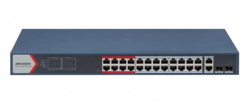Switch PoE Smart Gerível de 24 Portas HIKVISION - DS-3E1326P-EI (B)