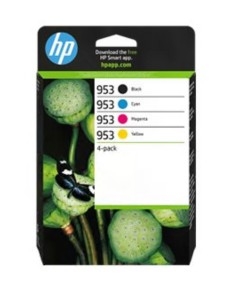 Tinteiro HP 953 Pack de 4 preto, amarelo, azul cyan, magenta original , 6ZC69AE
