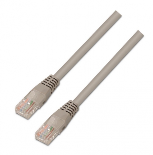Cabo de rede RJ45 Cat.6 UTP AWG24, cinza, 0,5 metros, 10/100/1000 Mbit/s Aisens A135-0228