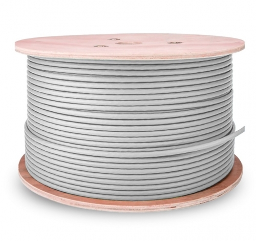Cabo de Rede RJ45 Cat.6 UTP Rígido AWG23 CCA (Liga), Cinza, 305 m Aisens A135-0750