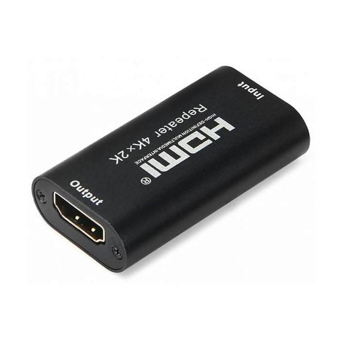 AISENS Repetidor HDMI/HEC de alta velocidade, conectores fêmea tipo A em ambas as extremidades, preto | A123-0351
