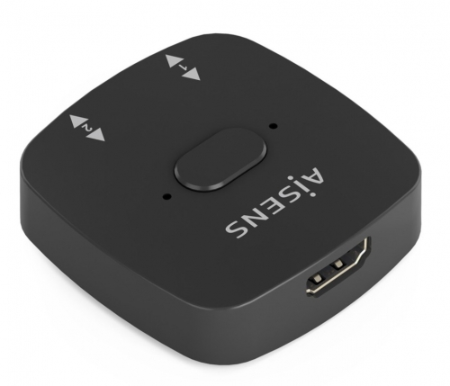 Switch AISENS A123-0948 HDMI 4K 60HZ 2×1, Preto