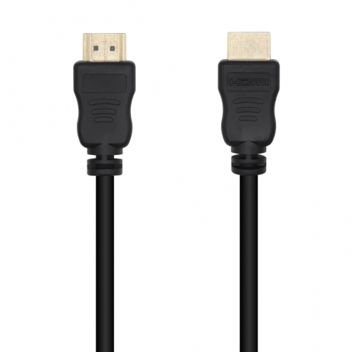 AISENS Cabo HDMI V1.4 de alta velocidade 14+1 CCS, A/MA/M, Preto, 1,0 m | A119-0528