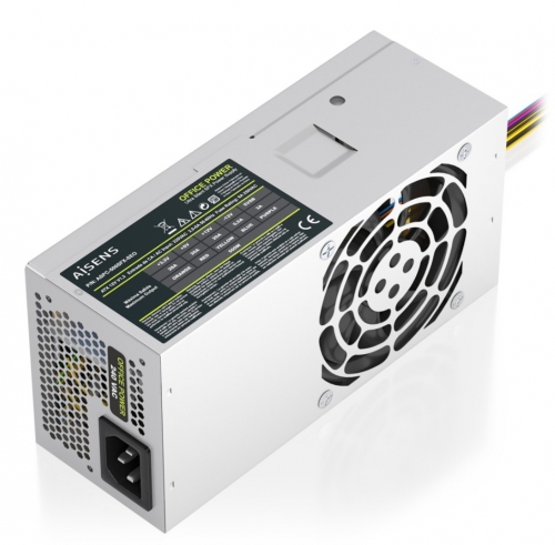 AISENS Fonte de alimentação OEM TFX 500W, Prata | ASPC-500TFX-SEO