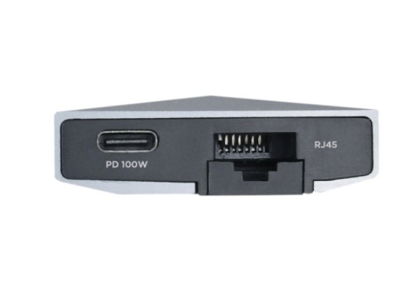 AISENS Dock USB-C 9 em 1, USB-C para 1xHDMI, 1xRJ45, 3xUSB, 1xPD, 1xÁudio, 1xSD, 1xMicro SD, Cinza, 15 cm | ASUC-9P001-GR
