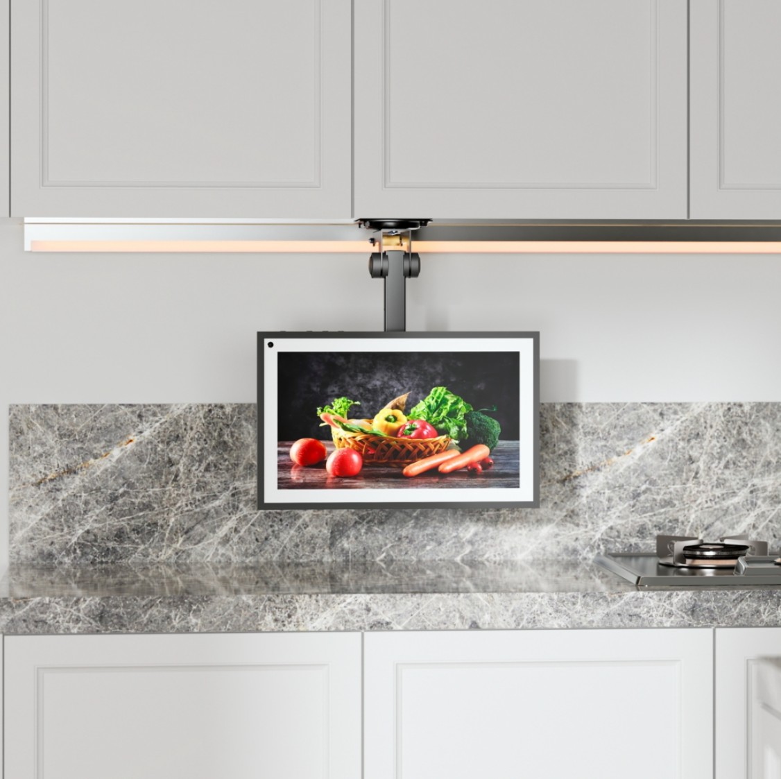 Suporte de Teto Giratório e Dobrável AISENS para Monitor/TV de 19" a 43" – CT43S-187