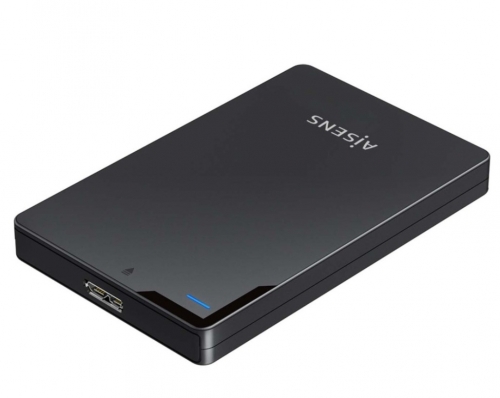 Caixa para discos externos de 2,5" SATA 9,5 mm para USB 3.0/USB Aisens ASE-2520B