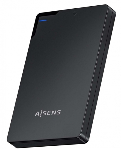 Caixa para discos externos de 2,5" SATA 9,5 mm para USB 3.0/USB Aisens ASE-2520B