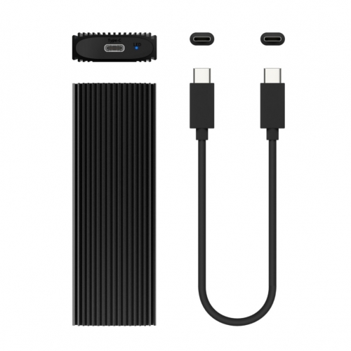 Caixa Externa AISENS M.2 NVMe USB 3.2 Gen 2 10Gbps Preta – ASM2-022B