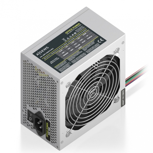 Fonte de alimentação ATX OEM de 500 W, prata Aisens ASPC-500ATX-SEO