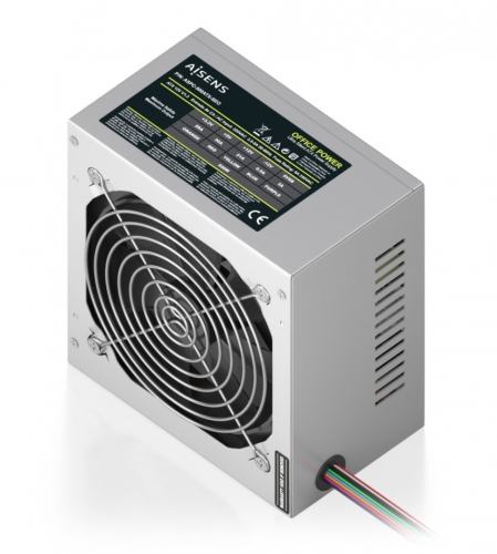 Fonte de alimentação ATX OEM de 500 W, prata Aisens ASPC-500ATX-SEO