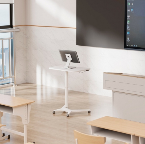 SUPORTE DE MESA ECO INCLINÁVEL PARA MONITOR POS 6,5KG DE 10-27 BRANCO AISENS DT27T-445