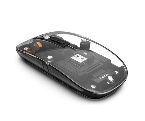 Rato Wireless Hama WM-600 1600 DPI Transparente , 00173094