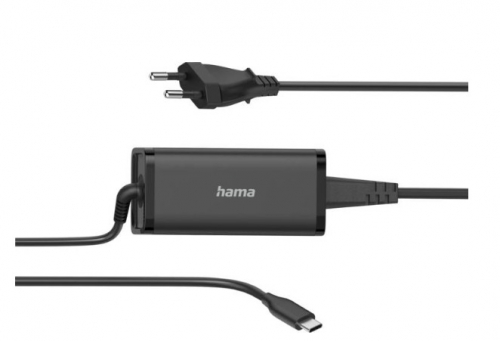 Adaptador CA Hama USB-C GaN 100W , 00200024